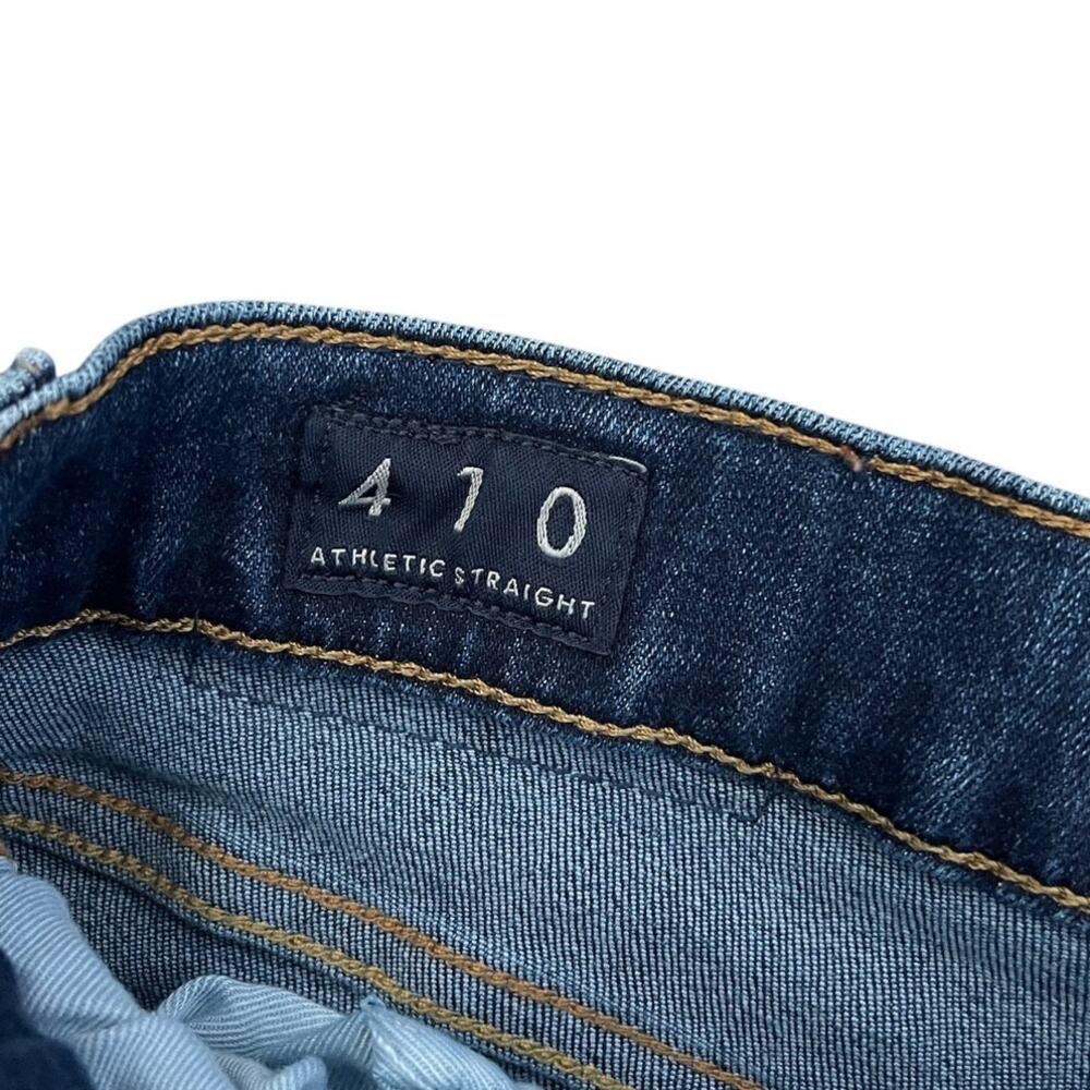 Lucky Brand 410 Athletic Straight Jeans Caprea Blue Denim Casual Stretch 40/30 - Picture 4 of 10
